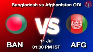 BAN vs AFG Dream11 Prediction in Hindi, 11 July Playing 11, Pitch Report, Weather Report