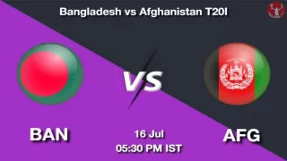 BAN vs AFG Dream11 Prediction in Hindi, 16 July Playing 11, Pitch Report, Weather Report