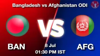 BAN vs AFG Dream11 Prediction 8 July in Hindi, Playing 11, Pitch Report, Weather Report