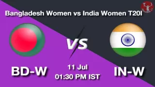 BD-W vs IN-W Dream11 Prediction in Hindi, Playing 11, Pitch Report, Weather Report