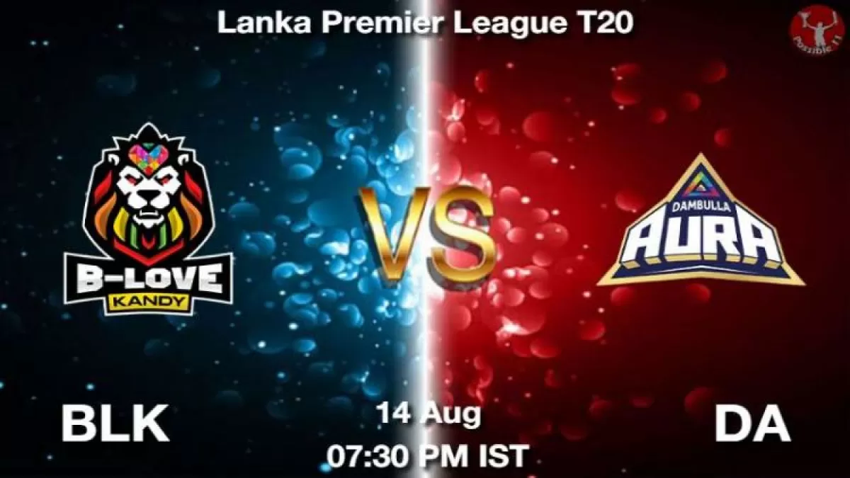 BLK vs DA Dream11 Prediction in Hindi, Playing 11, Pitch Report, Weather Report in Hindi