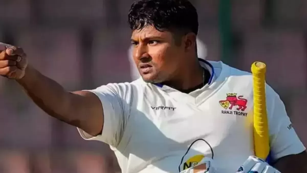 Controversy is increasing due to non-selection of Sarfaraz Khan in the Indian team in Hindi
