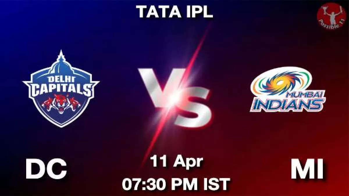 DC vs MI  Dream11 Prediction in Hindi, Playing 11, Pitch Report, Dream11 Team