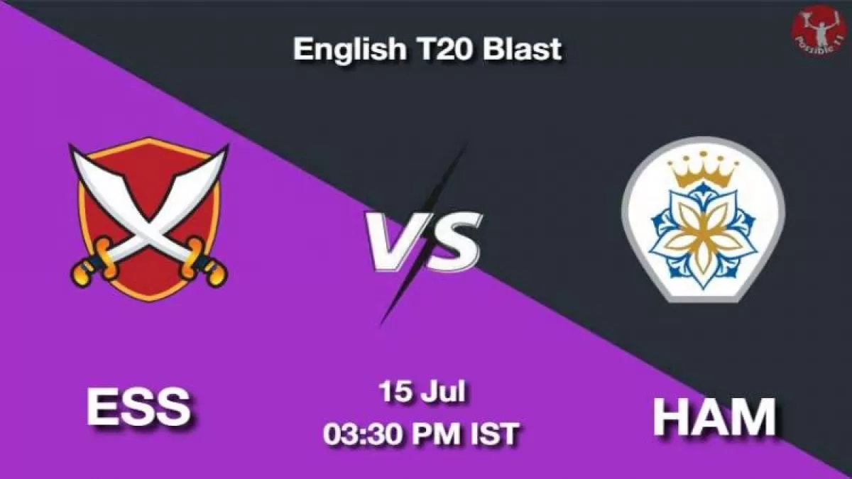 ESS vs HAM Dream11 Prediction in Hindi, Playing 11, Pitch Report, Weather Report in Hindi
