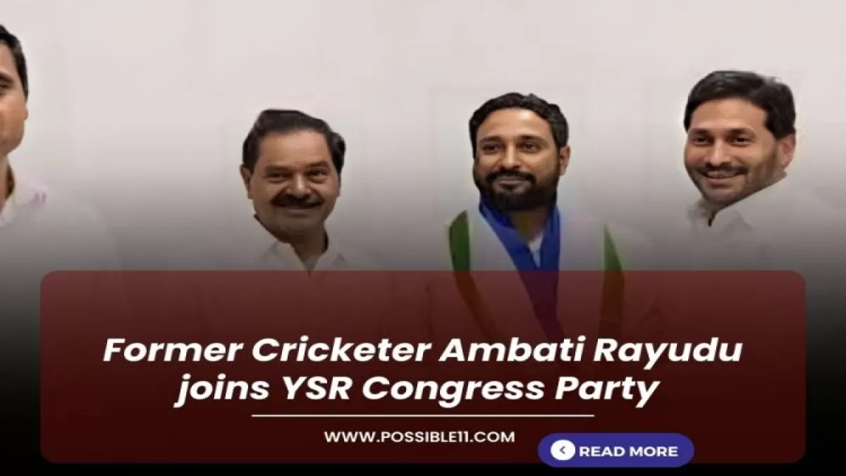 Former Cricketer Ambati Rayudu joins YSR Congress Party in Hindi