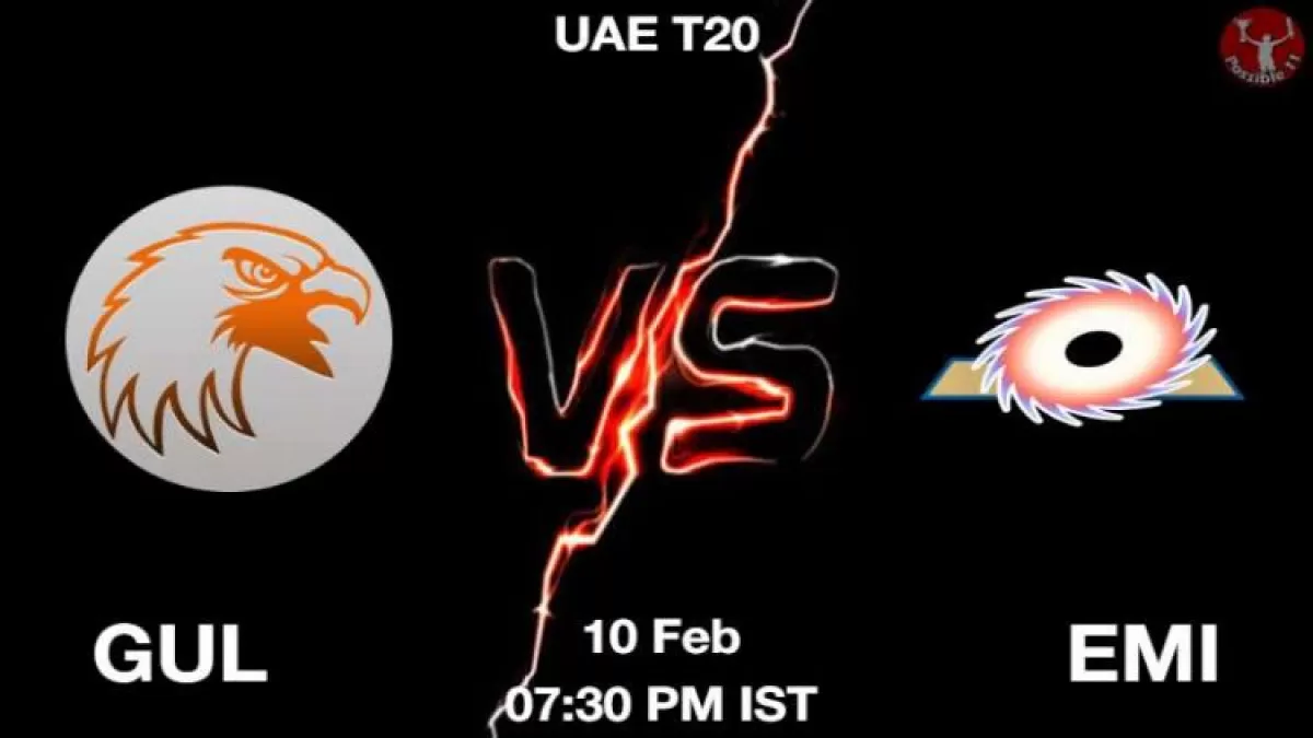 GUL vs EMI Dream11 Prediction in Hindi, Fantasy Cricket Tips, Dream11 Team in Hindi