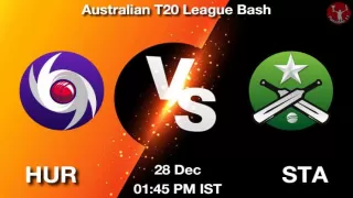 HUR vs STA Match Dream11 Prediction in Hindi, Playing 11, Pitch Report, Weather Report