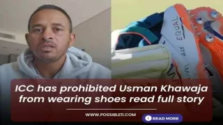 ICC has prohibited Usman Khawaja from wearing shoes read full story