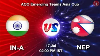 IN-A vs NEP Dream11 Prediction in Hindi, Playing 11, Pitch Report, Weather Report