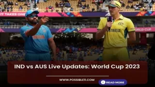 IND vs AUS Live Updates: World Cup 2023 Pat Cummins bowled Virat Kohli