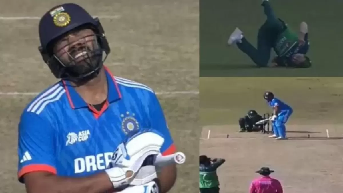 Faheem Ashraf ended Rohit Sharma flamboyant innings caught with the speed of a leopard in Hindi