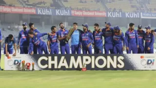 India became the first team in ODI history to win by more than 300 runs