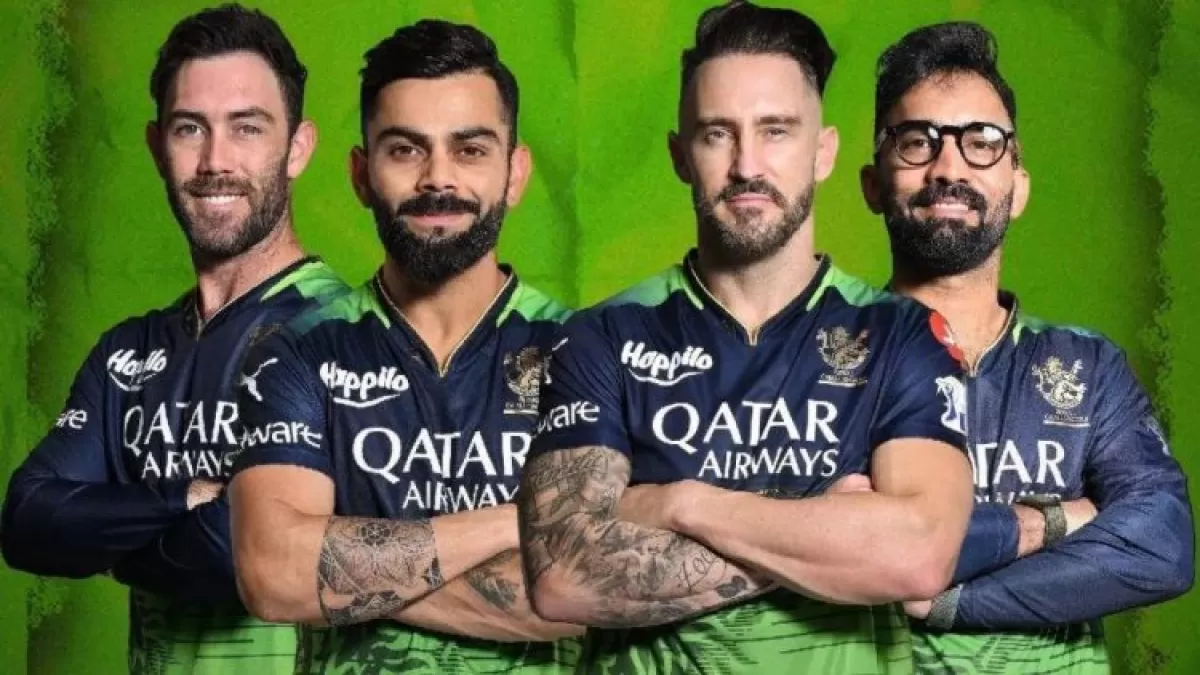 IPL 2023, RCB will hit the ground wearing their lucky jersey in Hindi