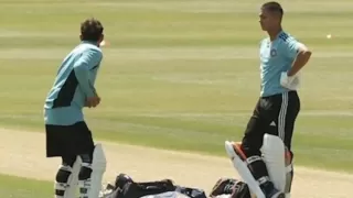 Jaiswal was seen taking batting tips from Kohli, looted during practice