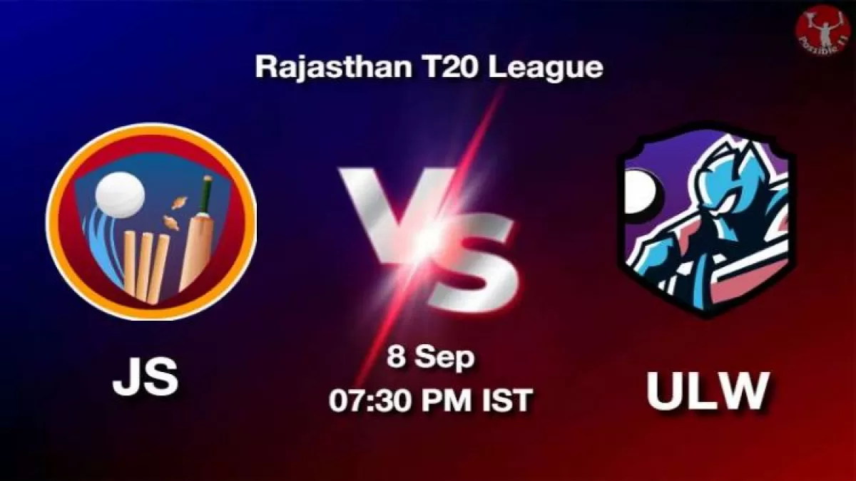 JS vs ULW Dream11 Prediction in Hindi, Playing 11, Pitch Report, Weather Report in Hindi