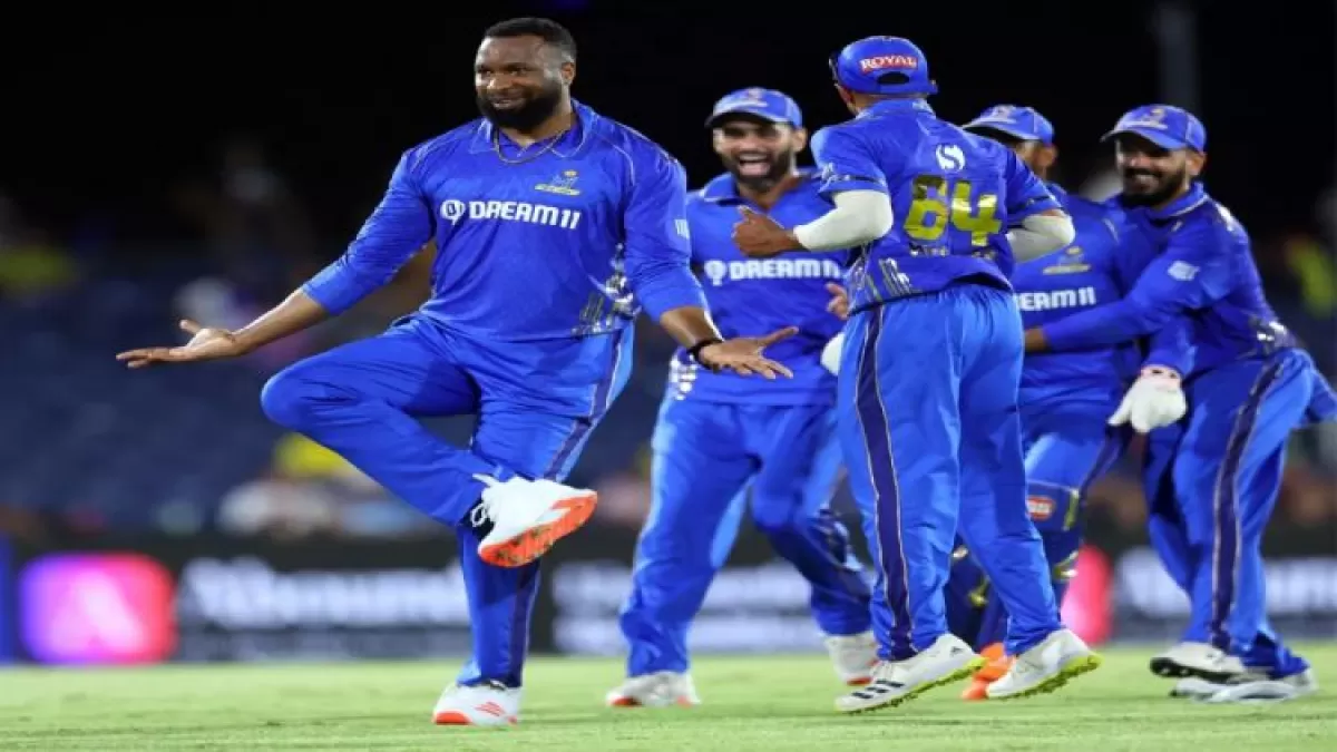 MLC VIDEO- Pollard celebrated in the joy of Andre Russell wicket in Hindi