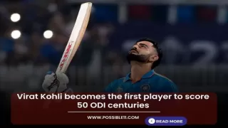 Most centuries in ODI cricket: Virat Kohli becomes the first player to score 50 ODI centuries