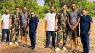 MS Dhoni look changed after reaching Ranchi