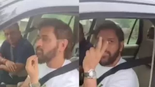 MS Dhoni भूले रास्ता राहगीर से ली मदद