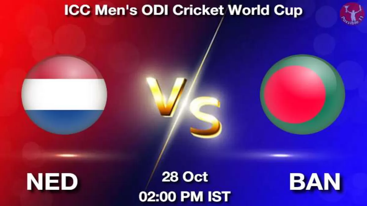 NED vs BAN Dream11 Prediction in Hindi, Playing 11, Pitch Report, Weather Report in Hindi News NED vs BAN Dream11 Prediction in Hindi, Playing 11, Pitch Report, Weather Report in Hindi