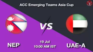 NEP vs UAE-A Dream11 Prediction in Hindi, Playing 11, Pitch Report, Weather Report