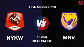 NYKW vs MRV Dream11 Prediction in Hindi, Playing 11, Pitch Report, Weather Report