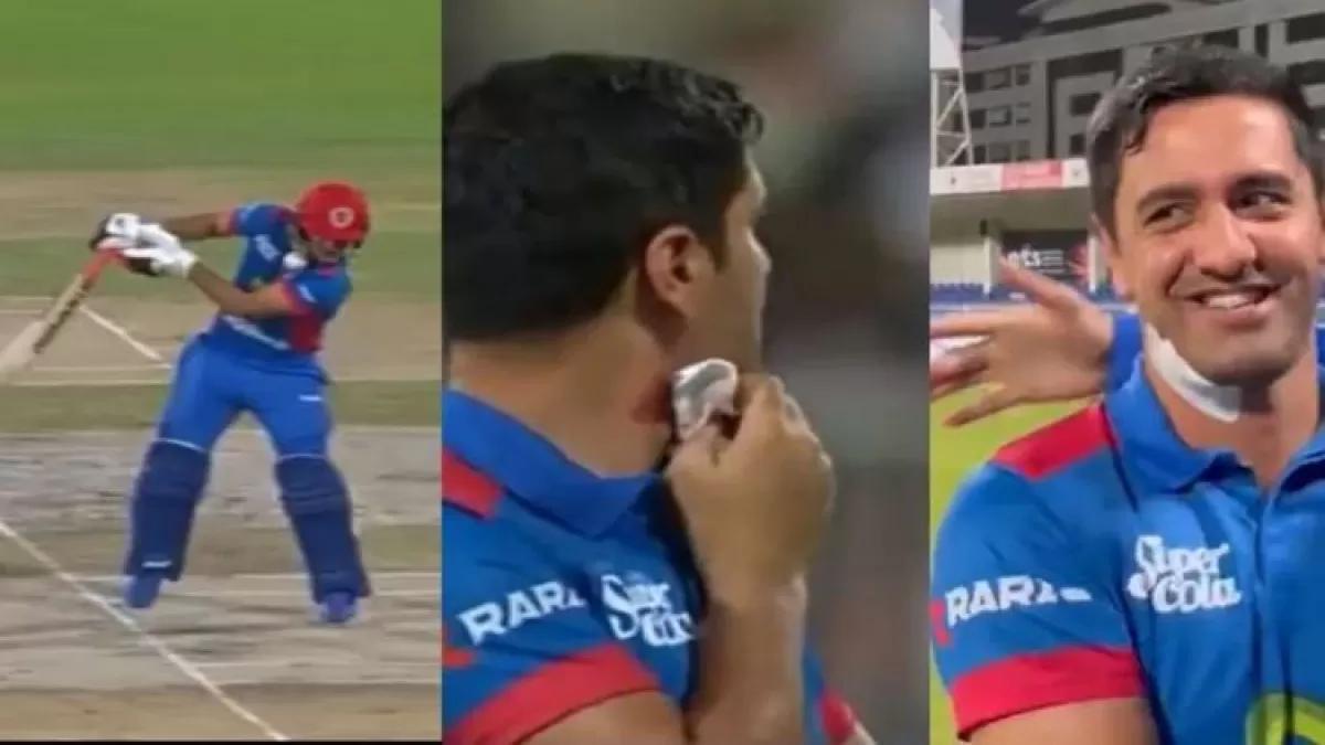 PAK vs AFG, Afghan batsman injured by Ihsanullah dangerous bouncer in Hindi