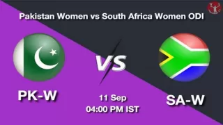 PK-W vs SA-W Dream11 Prediction in Hindi, Playing 11, Pitch Report, Weather Report