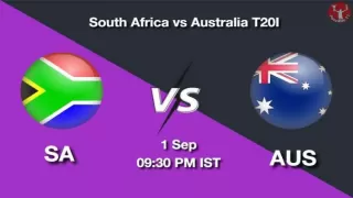 SA vs AUS Dream11 Prediction in Hindi, 1 Sep Playing 11, Pitch Report, Weather Report
