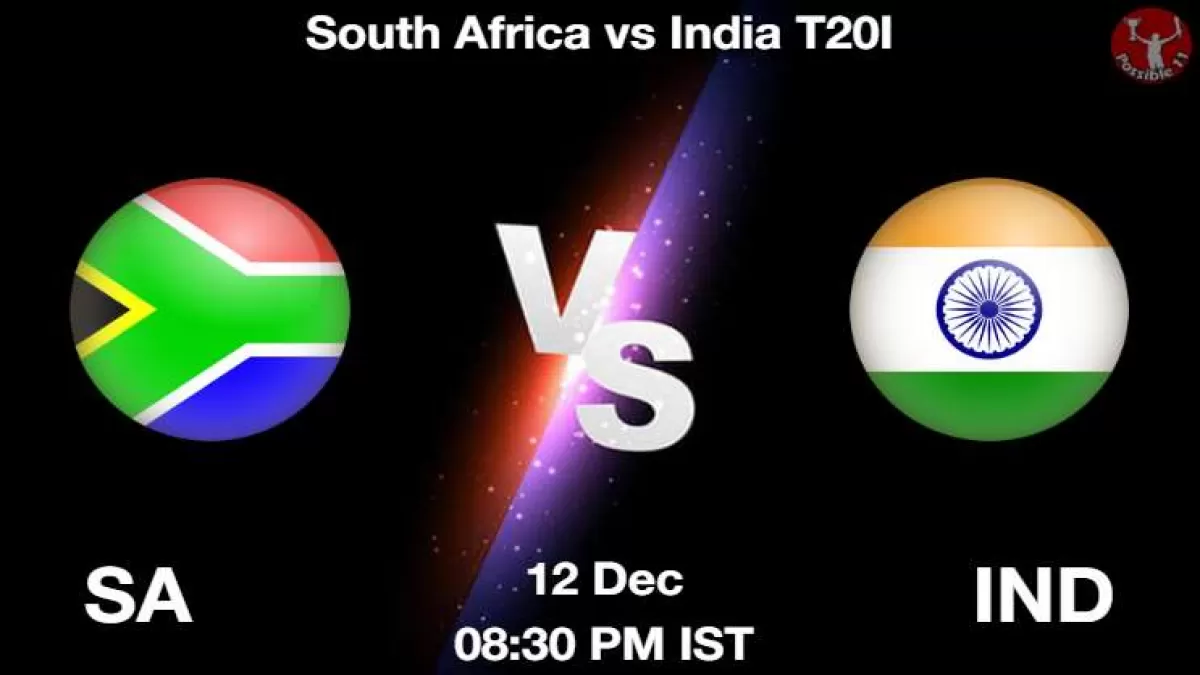 SA vs IND 2nd t20i Match Dream11 Prediction in Hindi, Playing 11, Pitch Report, Weather Report in Hindi