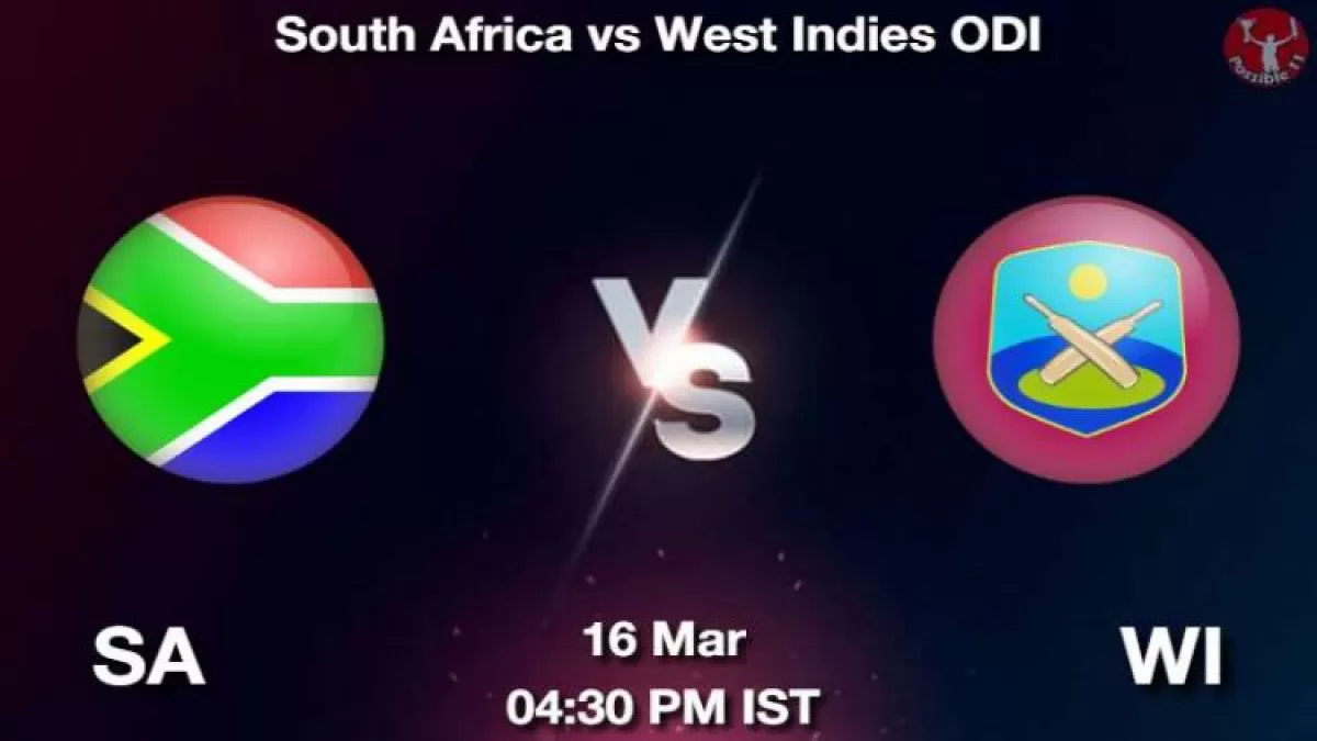 SA vs WI One Day Dream11 Prediction in Hindi, Fantasy Cricket Tips, Dream11 Team in Hindi