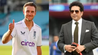 Sachin Tendulkar ने  Stuart Broad को खास अंदाज में दी विदाई