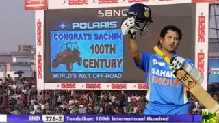 Sachin Tendulkar made a record of 100 centuries on this day