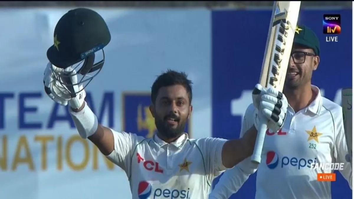 Saud Shakeel Becomes First Pakistan Batsman to Score A Double Century in Sri Lanka in Hindi