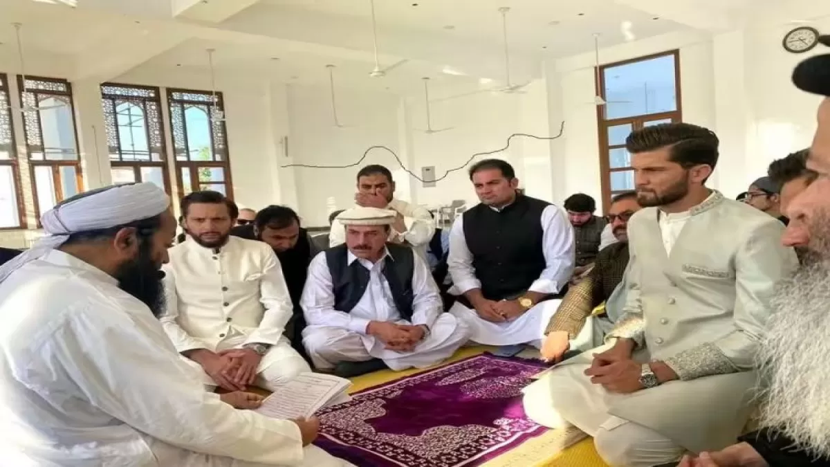 शाहिद अफरीदी के दामाद बने शाहीन अफरीदी, अंशा अफरीदी से की शादी in Hindi