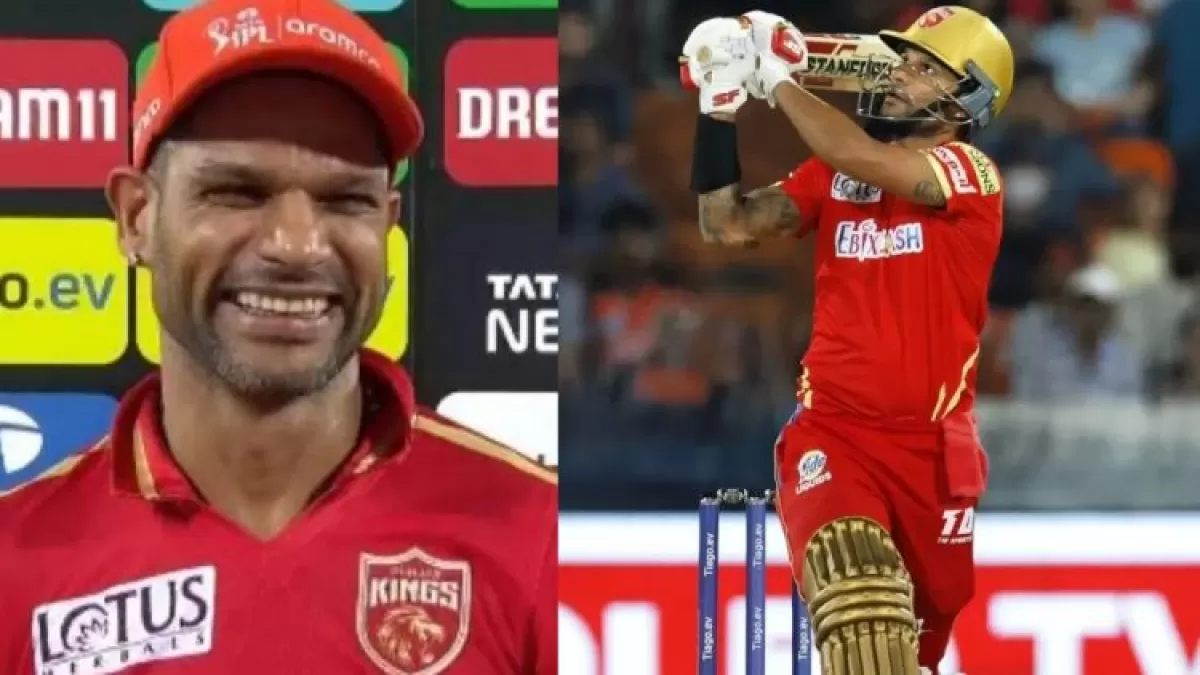 Shikhar Dhawan ODI WC 2023, Dhawan single-handedly beat SRH bowlers in Hindi