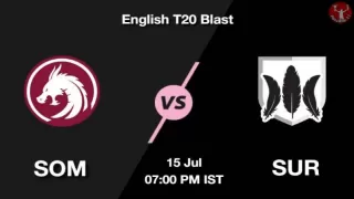 SOM vs SUR Dream11 Prediction in Hindi, Playing 11, Pitch Report, Weather Report