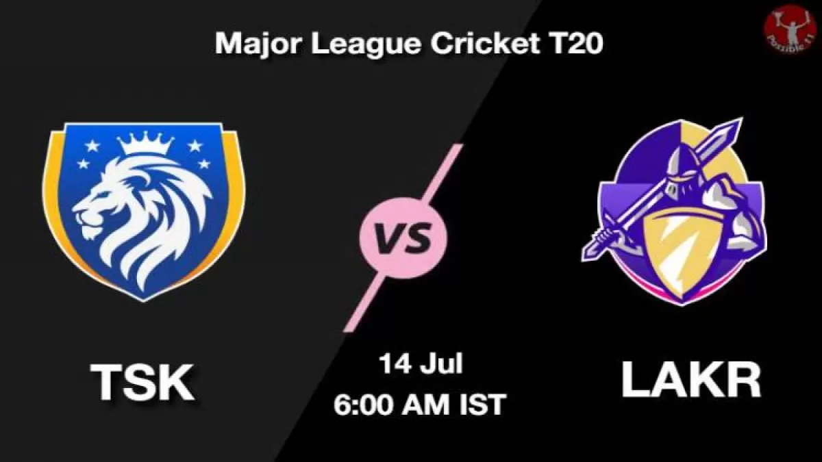 TSK vs LAKR Dream11 Prediction in Hindi, Playing 11, Pitch Report, Weather Report in Hindi