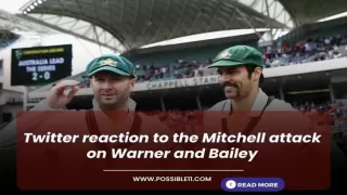 Twitter reaction to the Mitchell attack on Warner and Bailey