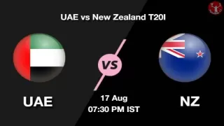 UAE vs NZ Dream11 Prediction in Hindi, 17 Aug Playing 11, Pitch Report, Weather Report