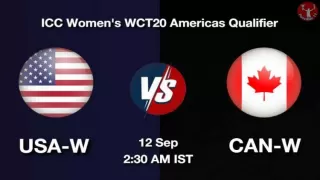 USA-W vs CAN-W Dream11 Prediction in Hindi, 12 Sep Playing 11, Pitch Report, Weather Report