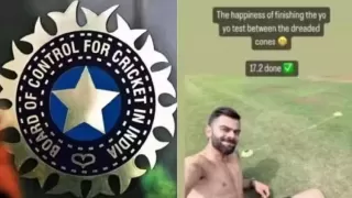 Virat Kohli had to share the score of Yo-Yo test