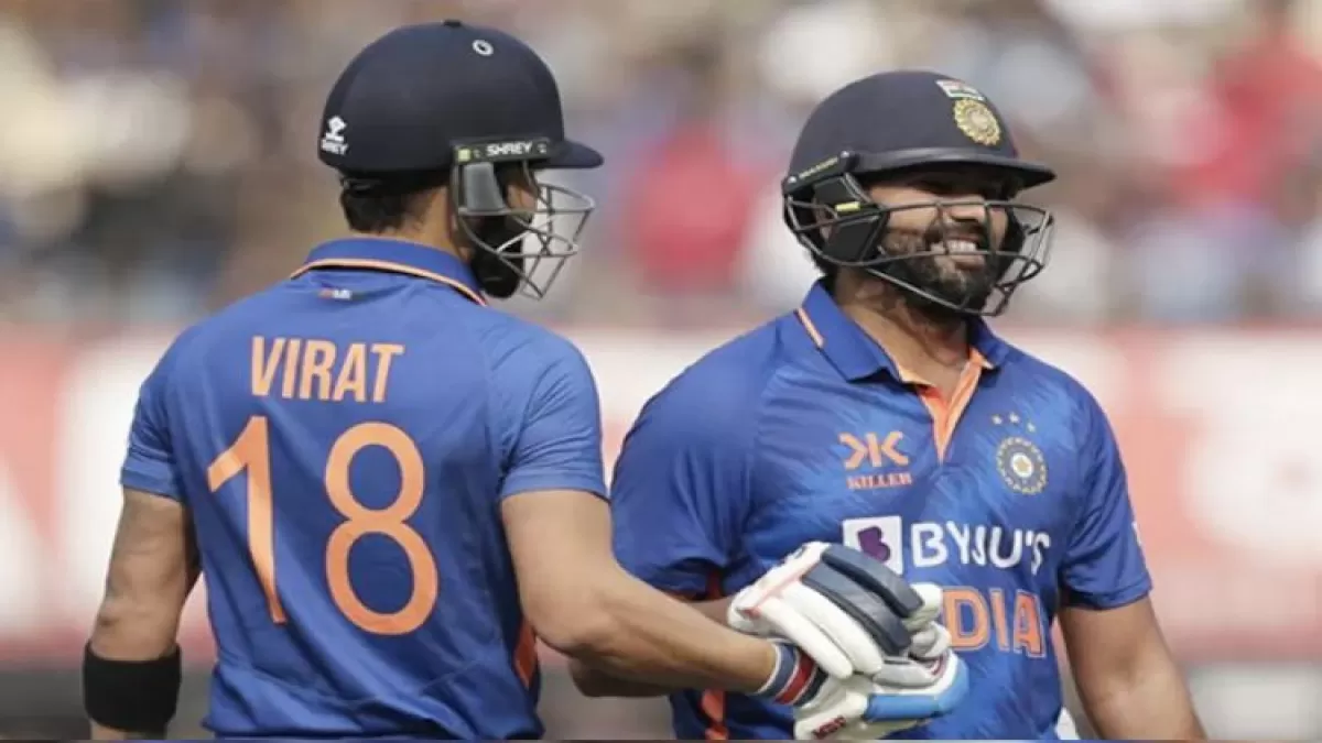 Virat reaction on Rohit Sharma century is winning hearts in Hindi News Virat reaction on Rohit Sharma century is winning hearts in Hindi