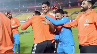 Won the match fielding award for the Indian team against Netherlands.