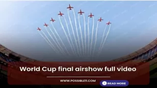 World Cup final airshow full video