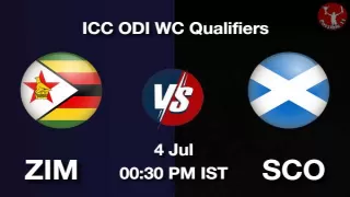 ZIM vs SCO Dream11 Prediction in Hindi, Playing 11, Pitch Report, Weather Report
