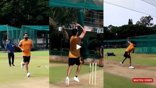 चोट के बाद Mohammed Shami ने मैदान पर वापसी कर नेट प्रैक्टिस की