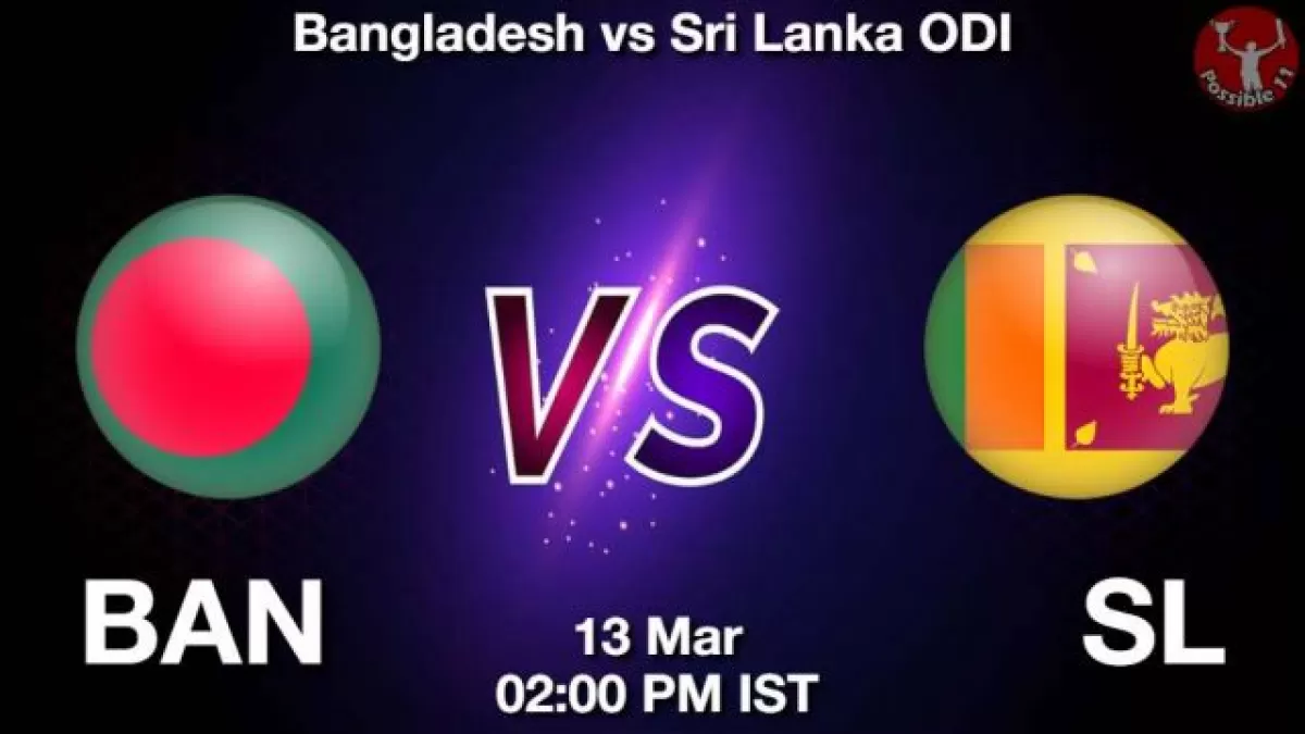 BAN vs SL Dream11 Team In Hindi: Fantasy Cricket Tips, Pitch Report 1st ODI in Hindi