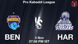 BEN vs HAR Dream11 Prediction in hindi, Starting 7, Today Match 31, PKL 11