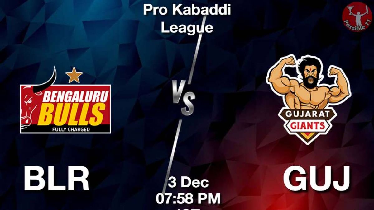 BLR vs GUJ Dream11 Prediction in Hindi, Starting 7, Today Match 89, PKL 11 in Hindi News BLR vs GUJ Dream11 Prediction in Hindi, Starting 7, Today Match 89, PKL 11 in Hindi